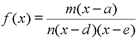 rational function