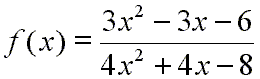 rational funciton