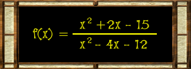 Second degree polynomial divided by a second degree polynomial