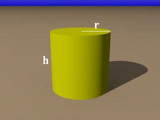 The Height And Radius Of A Cylinder