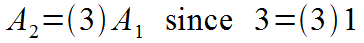 factor change in A is 3