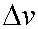 symbol for delta v