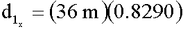 solve for d1x